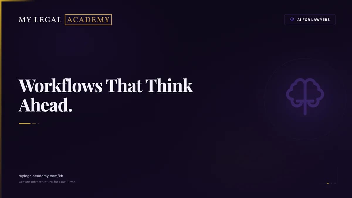 20 Automations Every Law Firm Should Run with OpenClaw - My Legal Academy Knowledge Base
