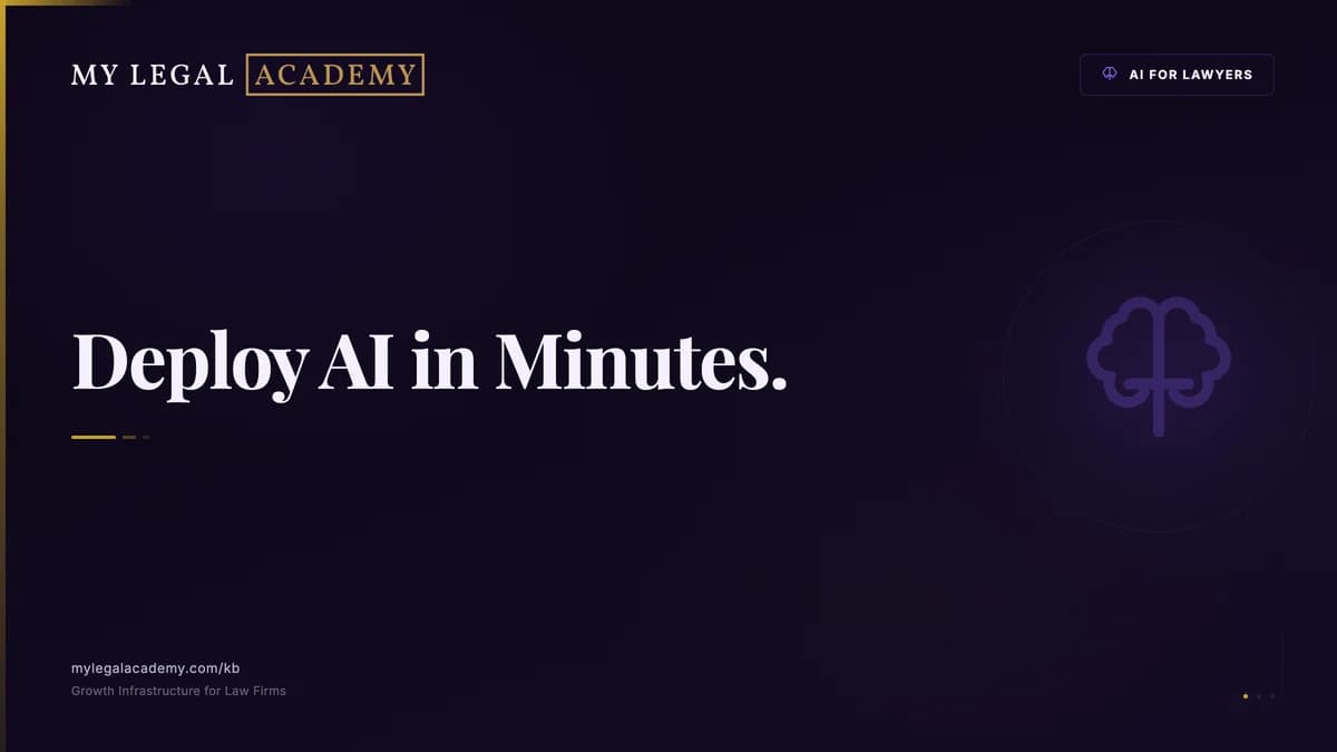 Deploy OpenClaw in 15 Minutes: Railway Template Guide - My Legal Academy Knowledge Base